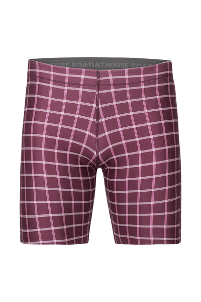 Men's Checkered Accel II Solid Rowing Trou Maroon / Small