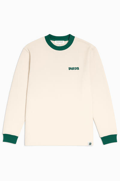 Birds Thermal Waffle Knit Shirt