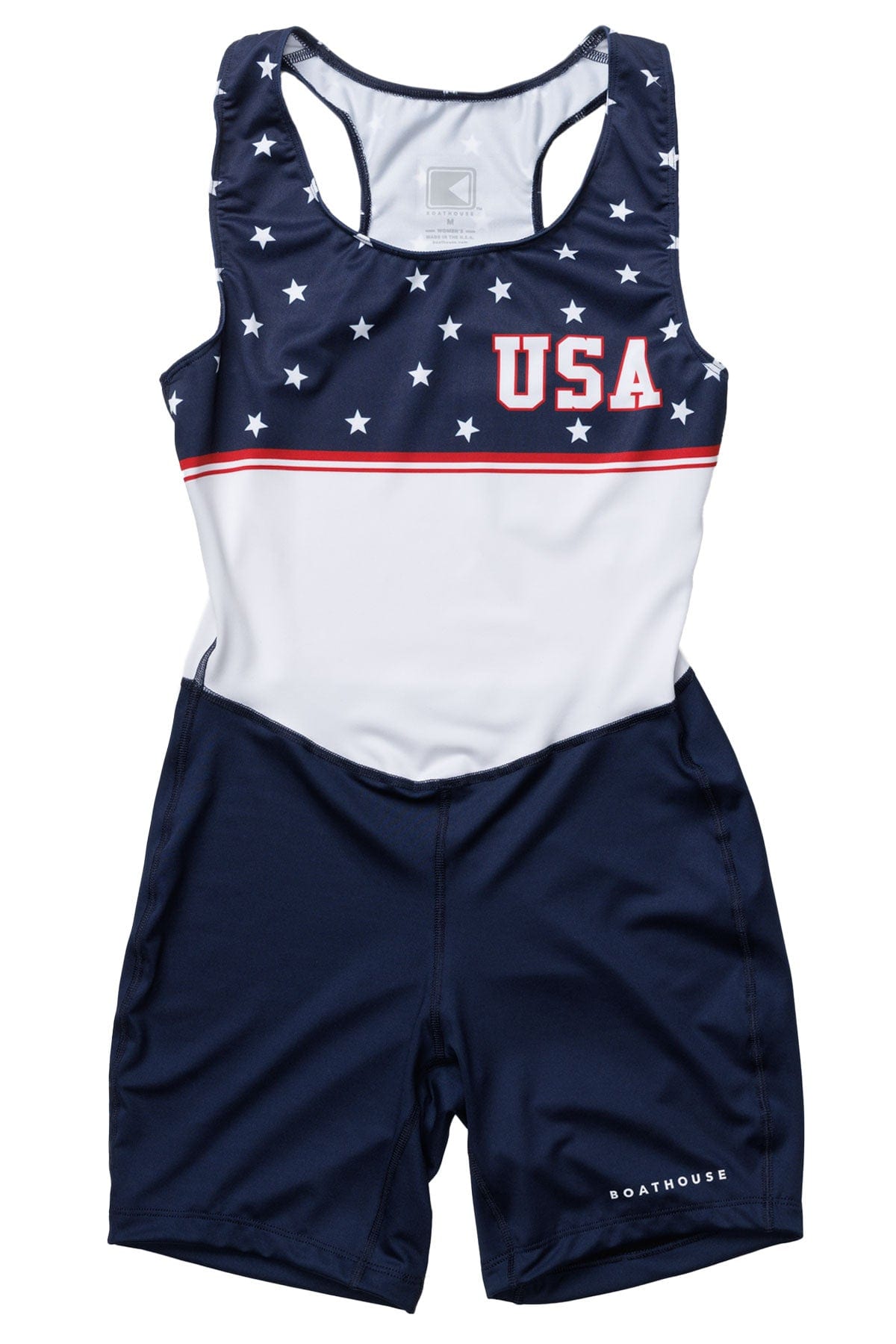 Women's USA Stars & Stripes Pinnacle II Unisuit Red/White/Navy / Small