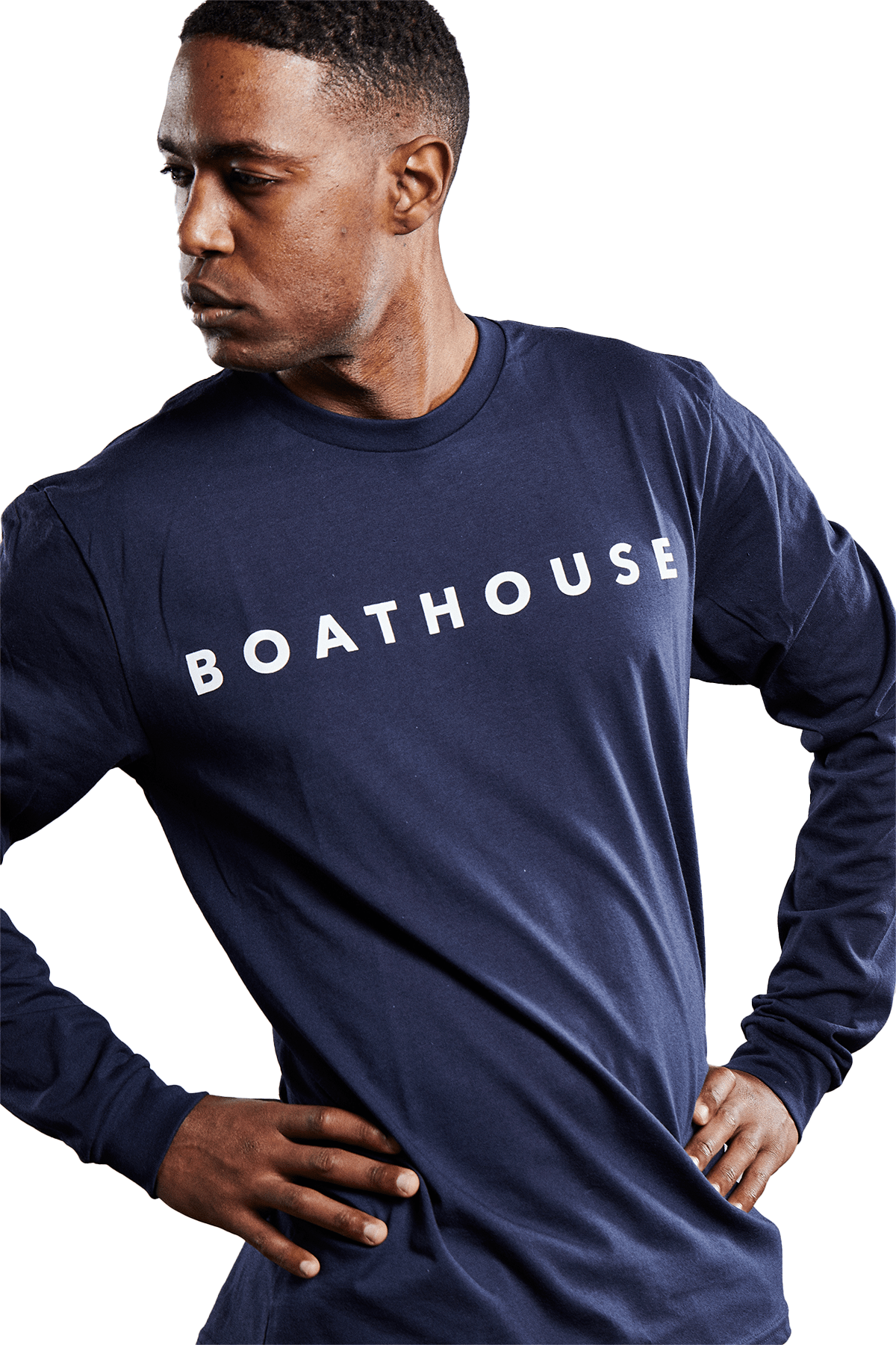 BOATHOUSE Boathouse Long Sleeve Classic Logo Tee