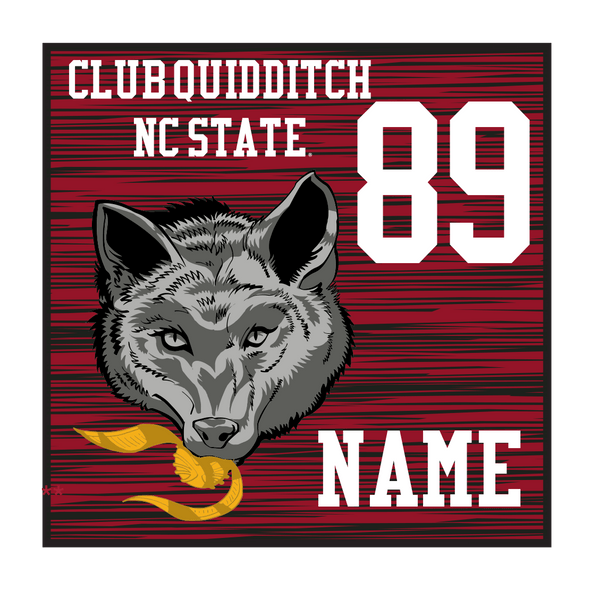 REORDER Custom NC State University Club Quidditch - Men's Spin Jersey [REORDER]