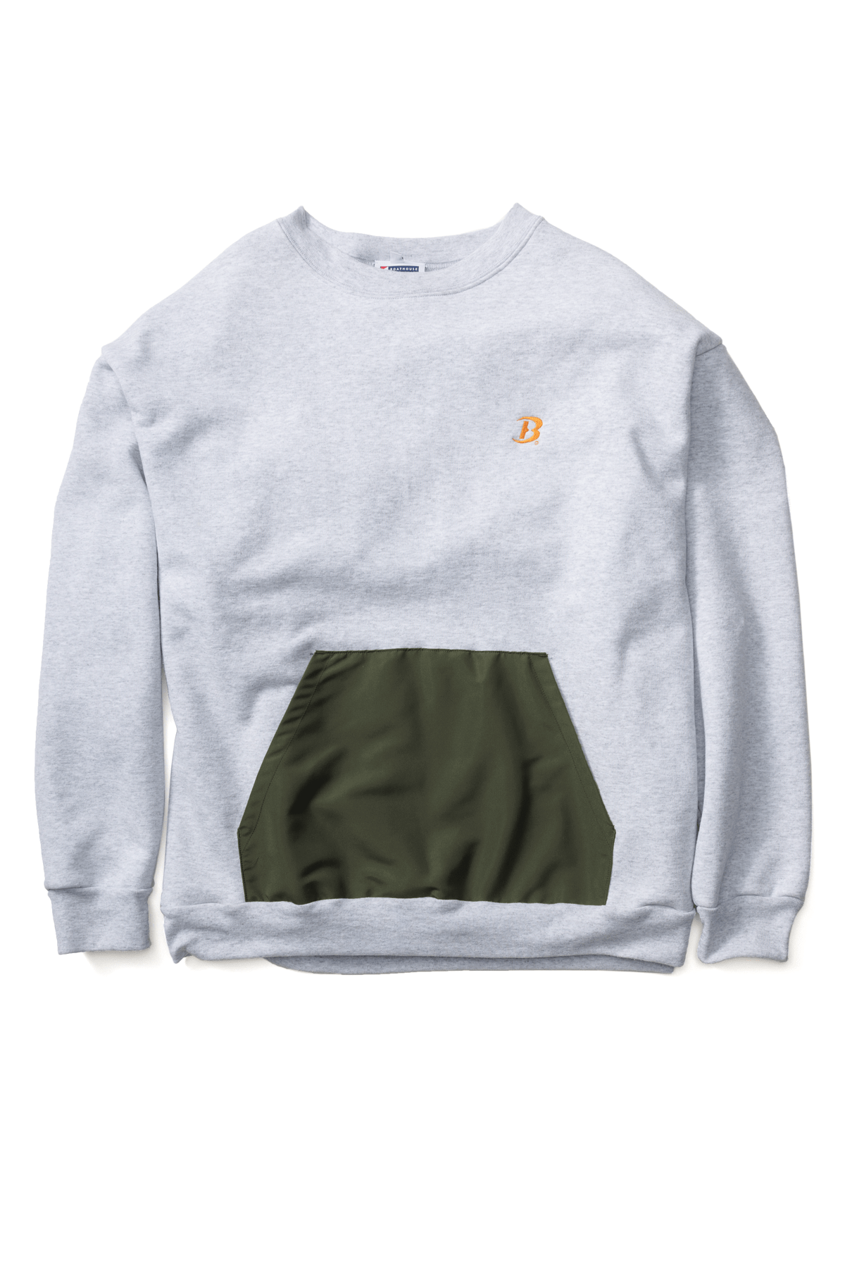 Reclaimed Boathouse Crew Grey/Olive / Small
