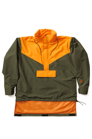 Reclaimed GORE-TEX© Stevenson Unisex Jacket Orange/Olive / X-Small